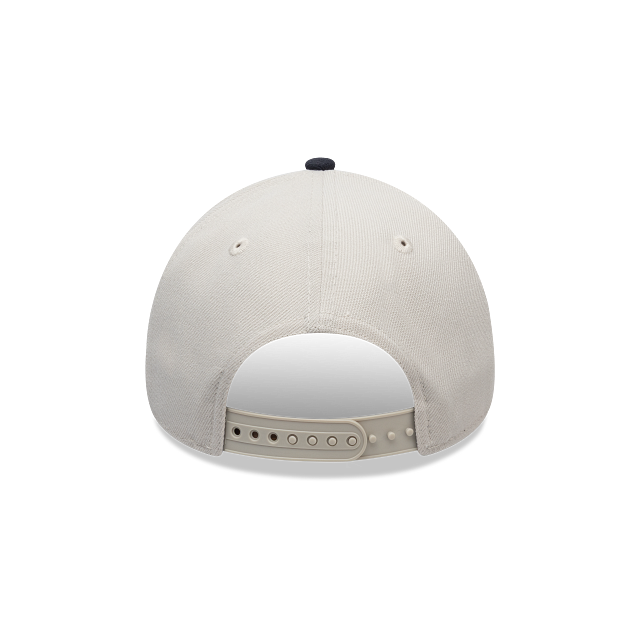 NEW PUMAS UNAM 9FORTY A-FRAME TWO-TONE PUMA LOGO CAP WHITE & NAVY ADJUSTABLE