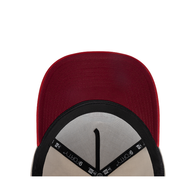 NEW TOLUCA FC 9FORTY A-FRAME TWO-TONE CAP WHITE & RED ADJUSTABLE