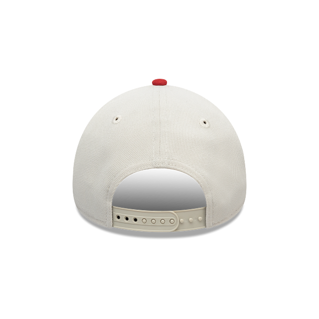 NEW TOLUCA FC 9FORTY A-FRAME TWO-TONE CAP WHITE & RED ADJUSTABLE