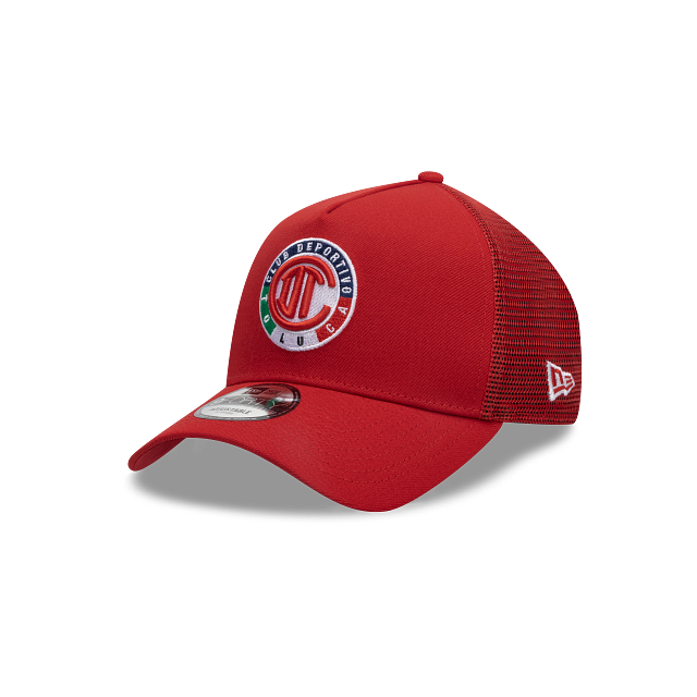 NEW TOLUCA FC 9FORTY A-FRAME TRUCKER CAP RED ADJUSTABLE