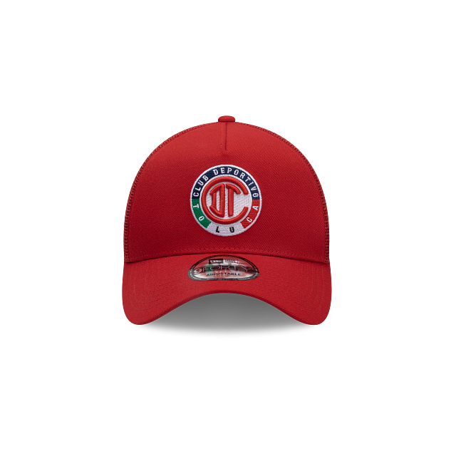 NEW TOLUCA FC 9FORTY A-FRAME TRUCKER CAP RED ADJUSTABLE