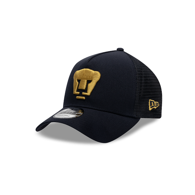 NEW PUMAS UNAM 9FORTY A-FRAME TRUCKER CAP NAVY ADJUSTABLE