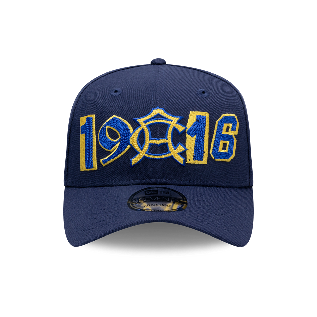 NEW CLUB AMERICA 9SEVENTY 1916 FRONT PRINT CAP NAVY ADJUSTABLE