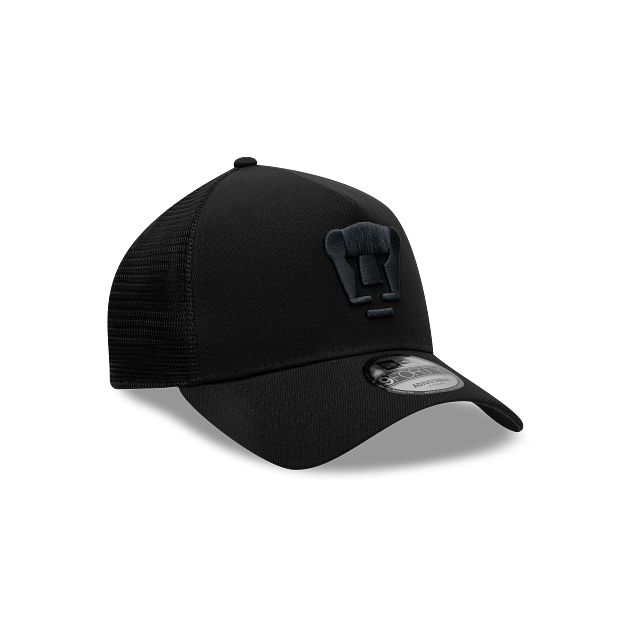 NEW PUMAS UNAM 9FORTY A-FRAME TRUCKER CAP BLACK ADJUSTABLE