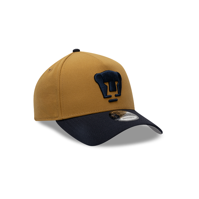 NEW PUMAS UNAM 9FORTY A-FRAME TWO-TONE CAP GOLD & NAVY ADJUSTABLE