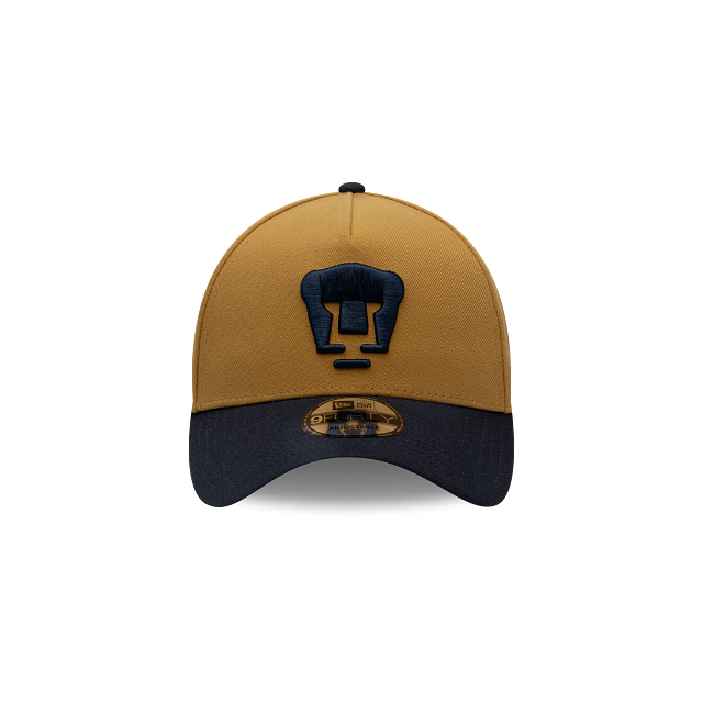 NEW PUMAS UNAM 9FORTY A-FRAME TWO-TONE CAP GOLD & NAVY ADJUSTABLE