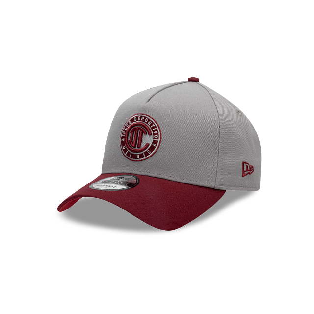 NEW TOLUCA FC 9FORTY A-FRAME TWO-TONE CAP GRAY & MAROON ADJUSTABLE