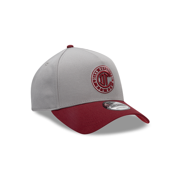 NEW TOLUCA FC 9FORTY A-FRAME TWO-TONE CAP GRAY & MAROON ADJUSTABLE