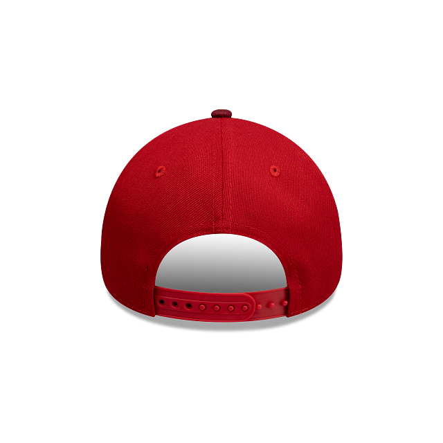 NEW TOLUCA FC 9FORTY A-FRAME CARTOON CAP RED & MAROON ADJUSTABLE