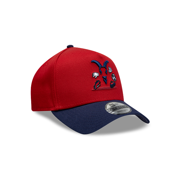 NEW CHIVAS GUADALAJARA 9FORTY A-FRAME CARTOON CAP RED & NAVY ADJUSTABLE