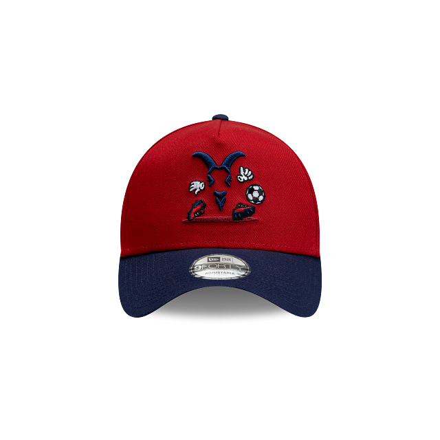 NEW CHIVAS GUADALAJARA 9FORTY A-FRAME CARTOON CAP RED & NAVY ADJUSTABLE