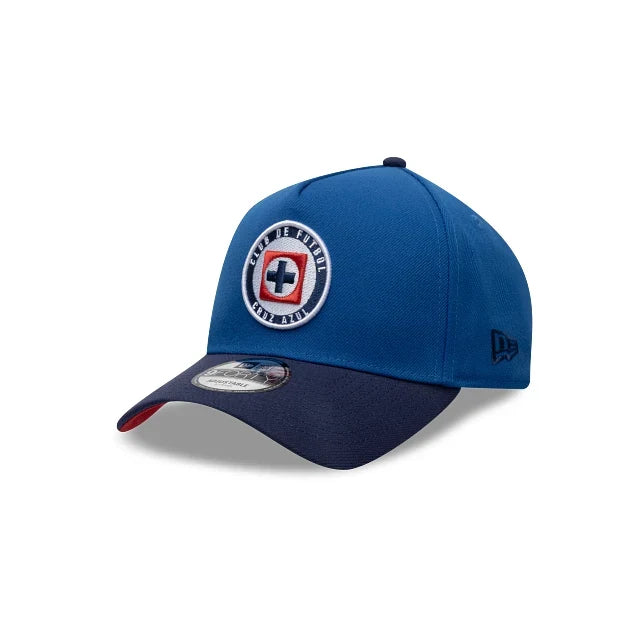 NEW CRUZ AZUL 9FORTY A-FRAME TWO-TONE CAP BLUE & NAVY ADJUSTABLE