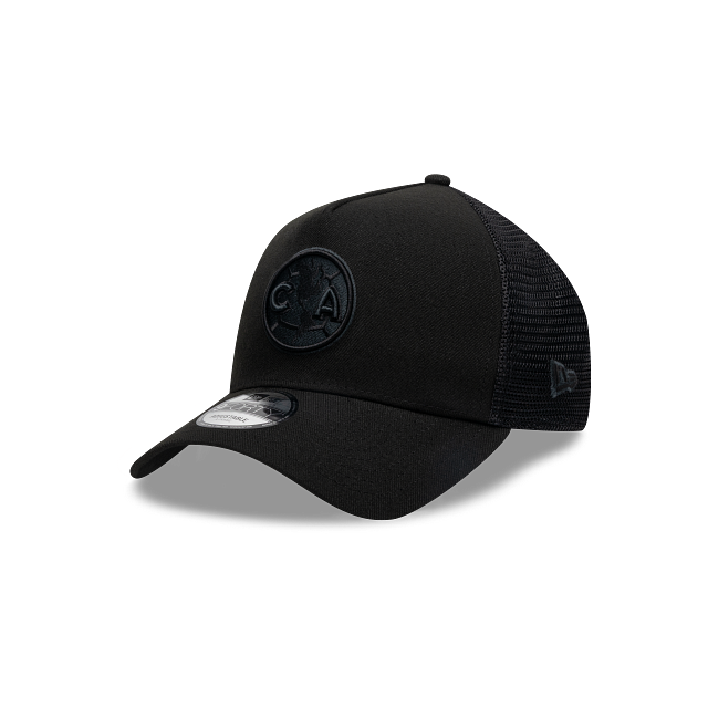 NEW CLUB AMERICA 9FORTY A-FRAME TRUCKER CAP BLACK ADJUSTABLE