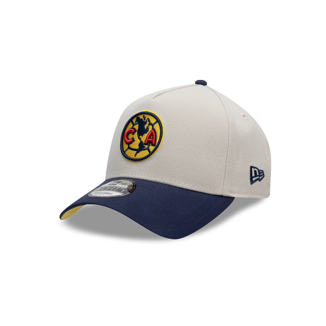 NEW CLUB AMERICA 9FORTY A-FRAME TWO-TONE CAP STONE & NAVY ADJUSTABLE