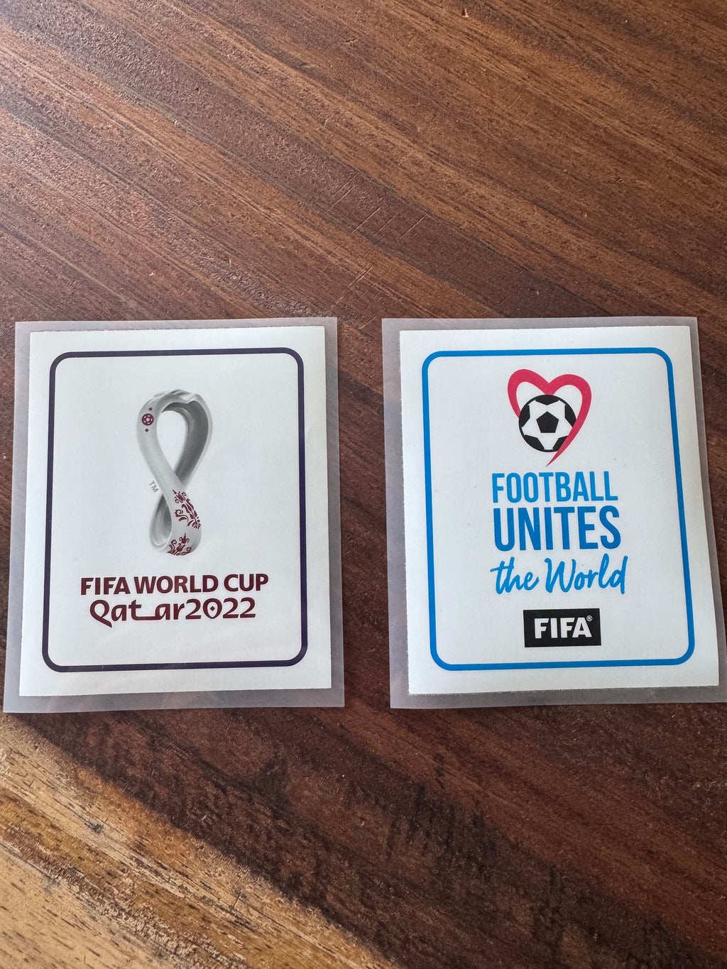 QATAR FIFA WORLD CUP 2022 FOOTBALL SET OF PATCHES  WHITE VERSION