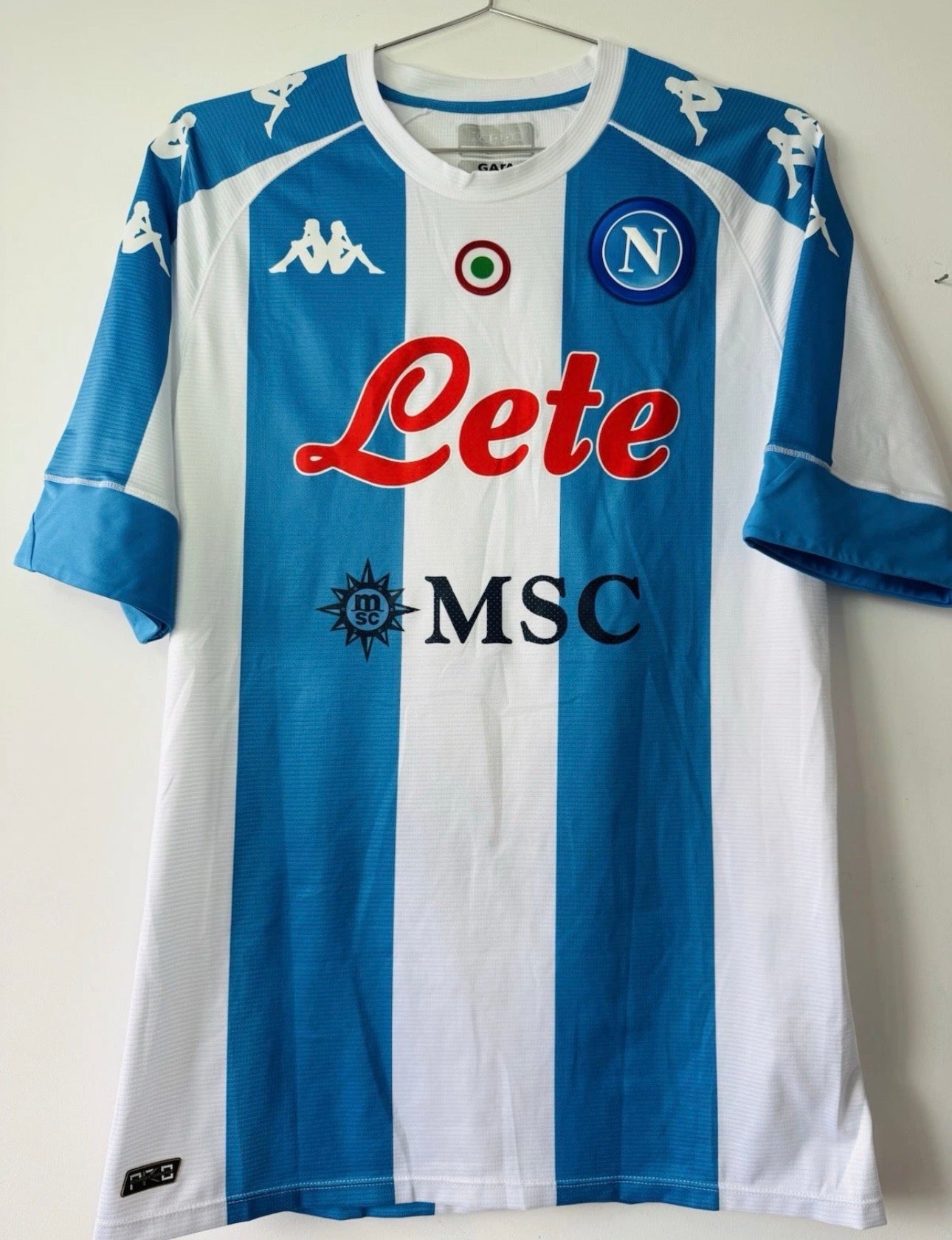 SSC NAPOLI 2020 2021 4th SHIRT [XL] KAPPA MARADONA EDITION SERIE A CALCIO