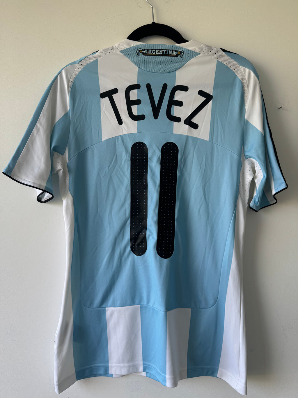 ARGENTINA HOME SHIRT 2008-2009 [S] CARLOS TEVEZ #11