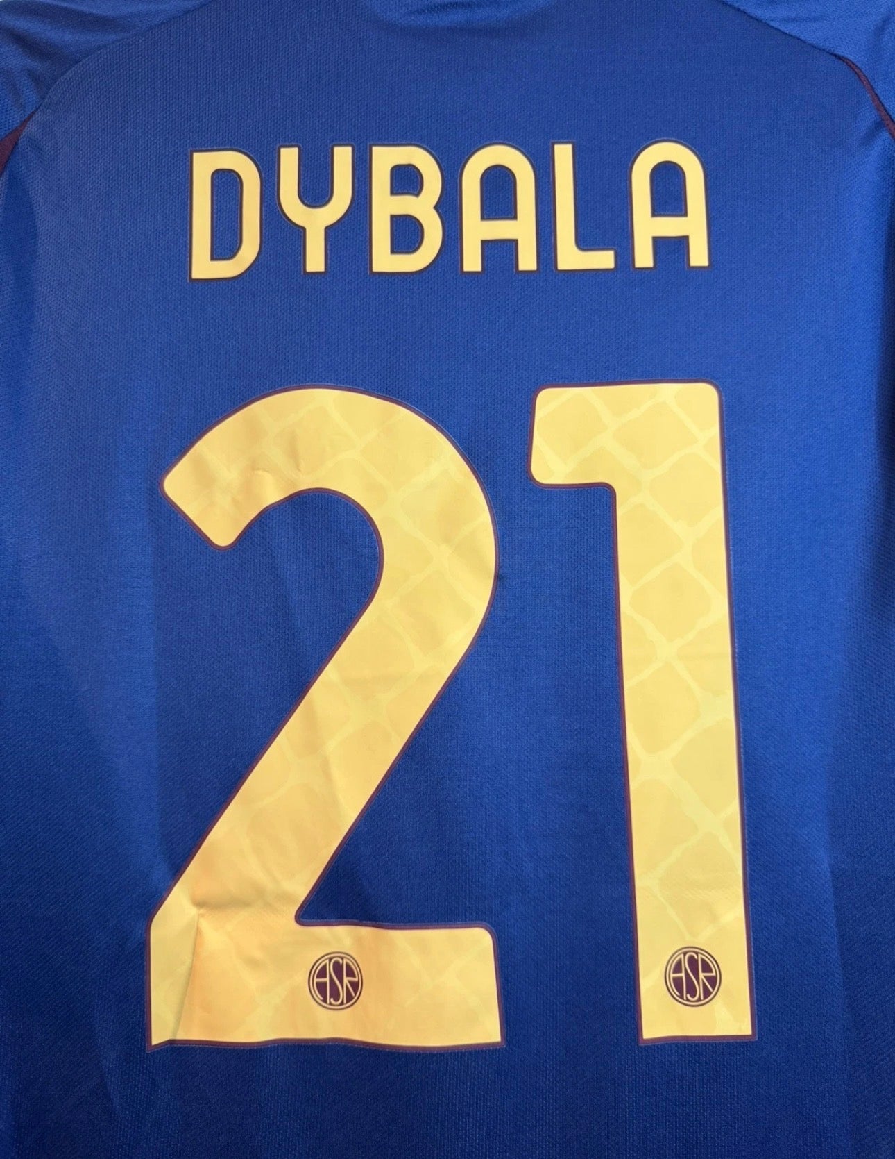 AS ROMA THIRD SHIRT 24-25 DYBALA #21 ADIDAS NEW WITH TAGS  [L] FOOTBALL