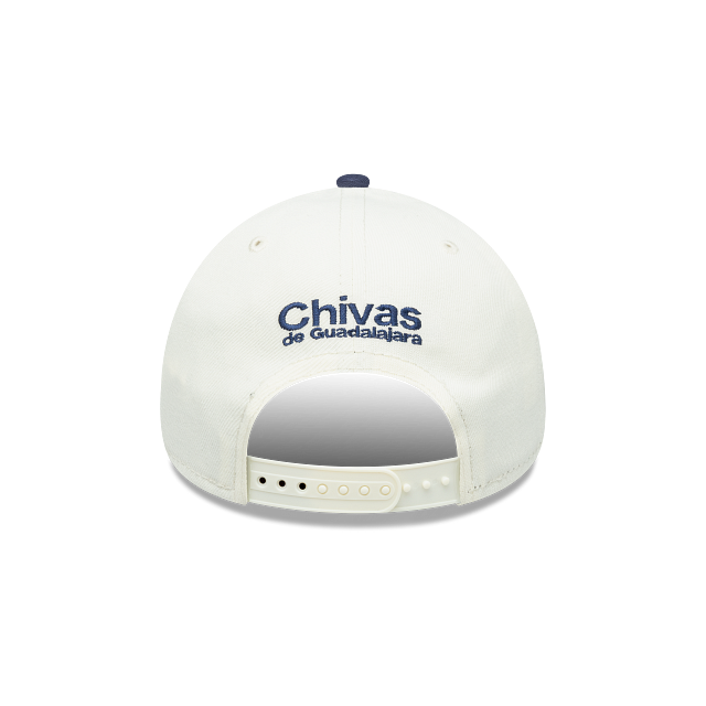 NEW CHIVAS GUADALAJARA 9FORTY CHROME CAP WHITE & NAVY ADJUSTABLE