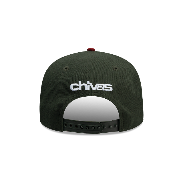 NEW CHIVAS GUADALAJARA 9FIFTY TRICOLOR CAP WHITE ADJUSTABLE