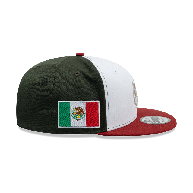 NEW CHIVAS GUADALAJARA 9FIFTY TRICOLOR CAP WHITE ADJUSTABLE