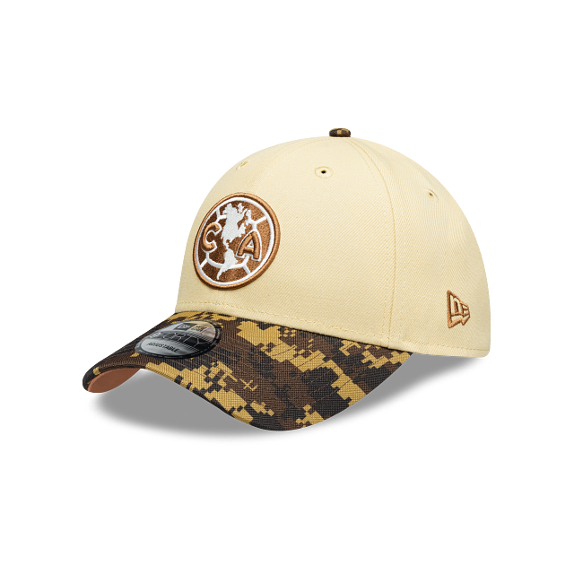 NEW CLUB AMERICA 9FORTY CAMO VISOR CAP CREAM ADJUSTABLE