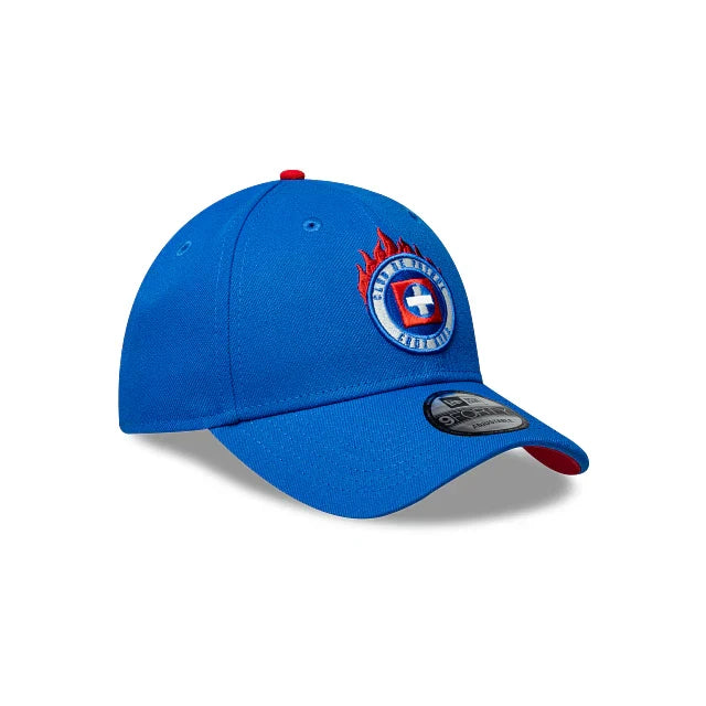 NEW CRUZ AZUL 9FORTY FLAMES CAP BLUE ADJUSTABLE