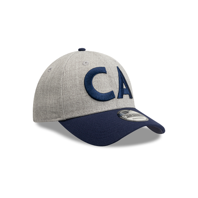 NEW CLUB AMERICA 9FORTY HEATHER MESH CA CAP GRAY & NAVY ADJUSTABLE