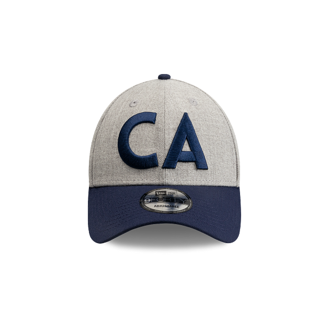 NEW CLUB AMERICA 9FORTY HEATHER MESH CA CAP GRAY & NAVY ADJUSTABLE
