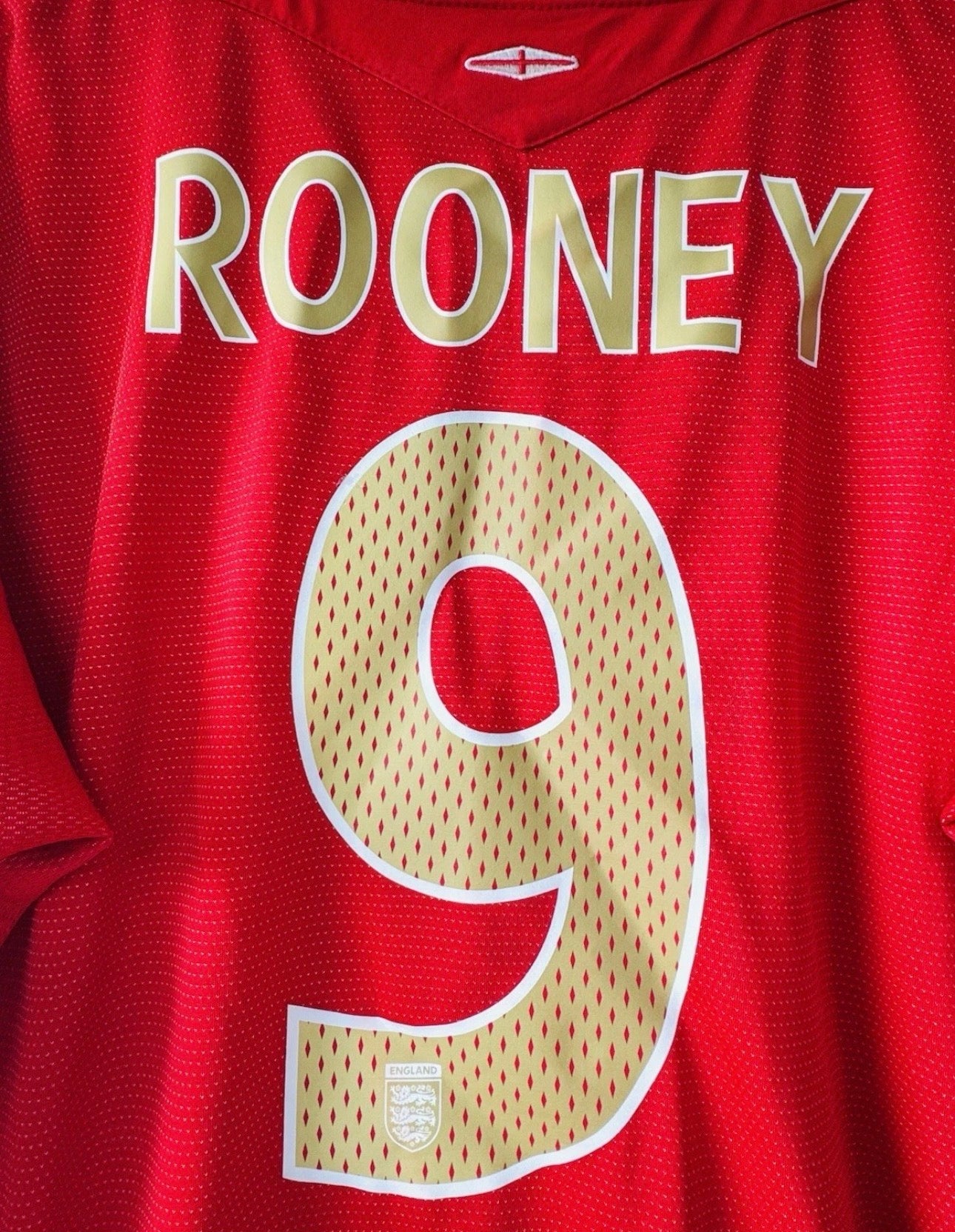 ENGLAND AWAY SHIRT WAYNE ROONEY #9 [L] 2004-2006 FOOTBALL