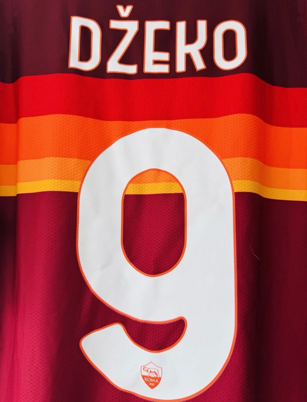 AS ROMA HOME NIKE VAPORKNIT JERSEY 20-21 DZEKO #9 [XXL] FOOTBALL  MATCH SERIE A