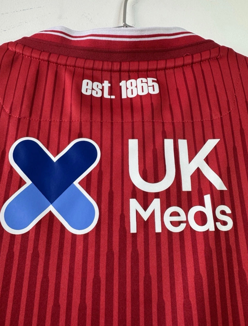 NOTTINGHAM FORREST HOME SHIRT 19-20 MACRON [M] PREMIER LEAGUE FOOTBALL SHIRT