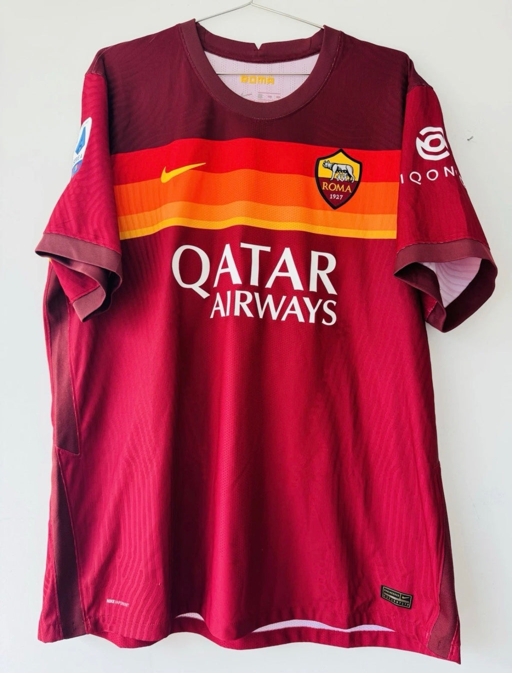AS ROMA HOME NIKE VAPORKNIT JERSEY 20-21 DZEKO #9 [XXL] FOOTBALL  MATCH SERIE A