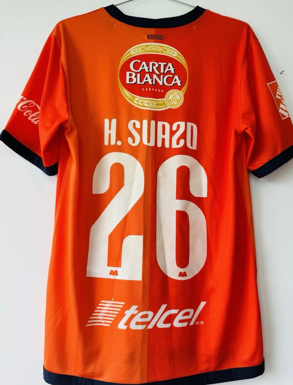 MONTERREY FC 2012-2013 THIRD JERSEY NIKE [M] SUAZO #26 LIGA MX FOOTBALL SHIRT
