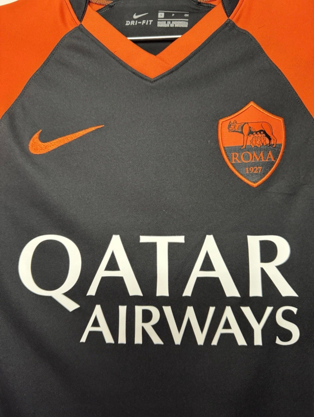 AS ROMA THIRD SHIRT 2020-2021 NIKE  [S] SIGNED NICOLO ZANIOLO SERIE A