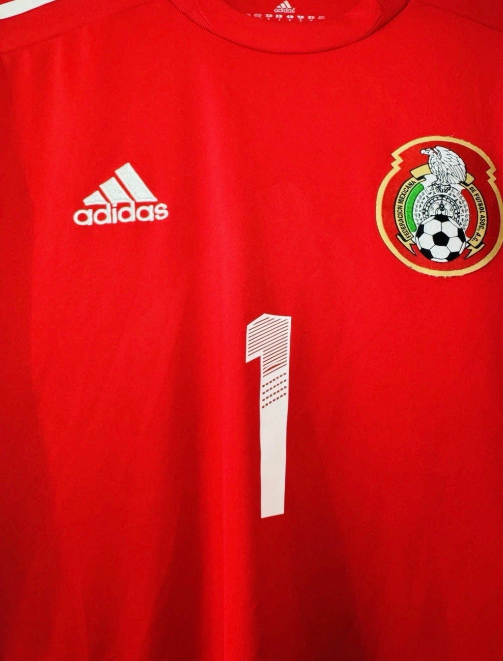 MEXICO GOALKEEPER SHIRT JOSE DE JESUS CORONA #1 [S] FOOTBALL JERSEY ADIDAS 2011
