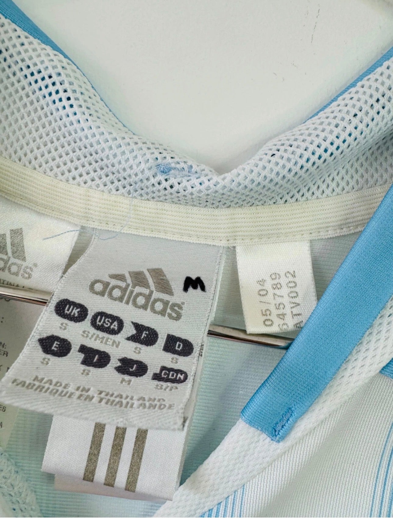 ARGENTINA HOME SHIRT ADIDAS COPA CONFEDERACIONES 2005 [S] AIMAR #10