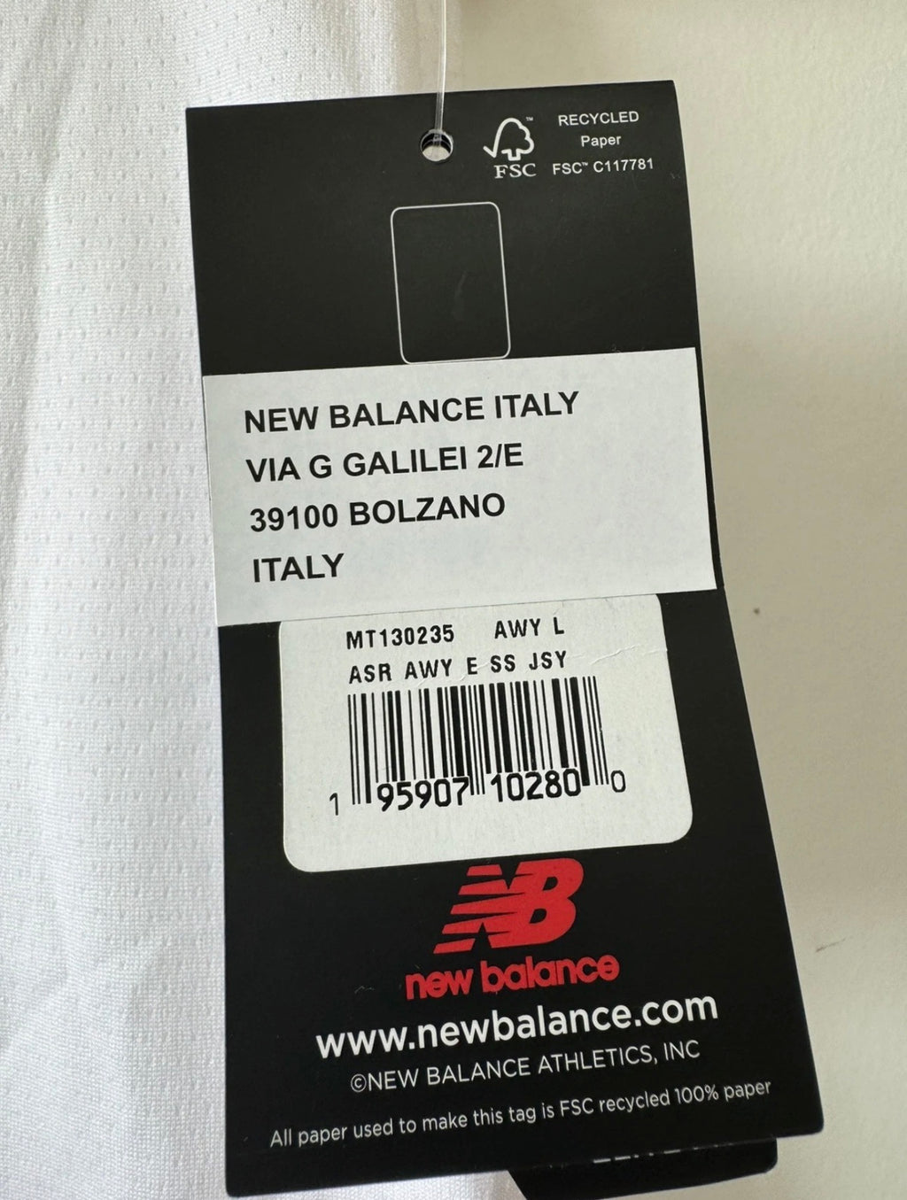 AS ROMA 21-22 AWAY SHIRT NEW BALANCE LORENZO PELLEGRINI #7 [L] SERIE A