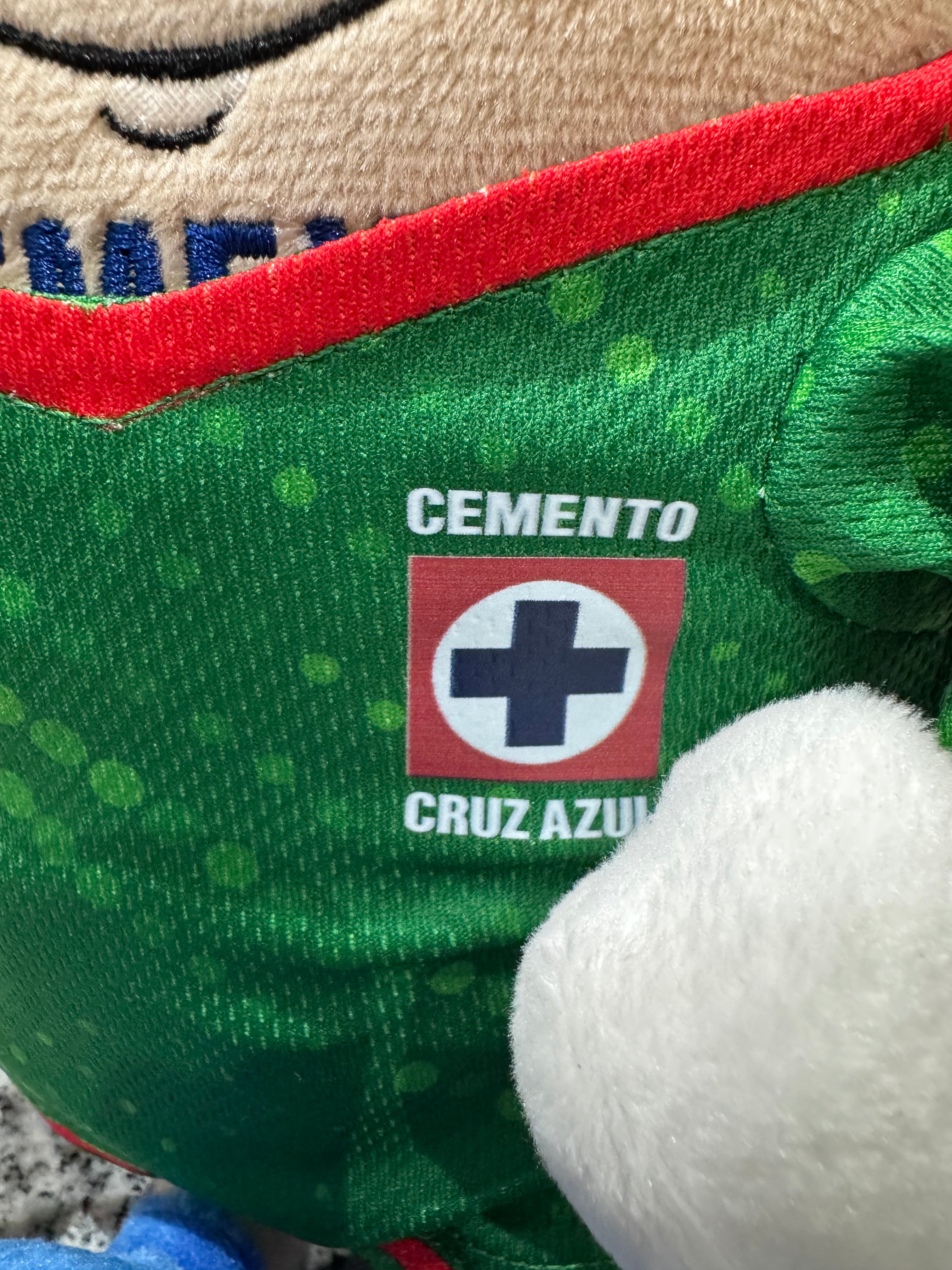 OFFICIAL CRUZ AZUL MASCOT COSTALITO CRUZAZULITO STUFFED TOY  WORLD CUP VERSION