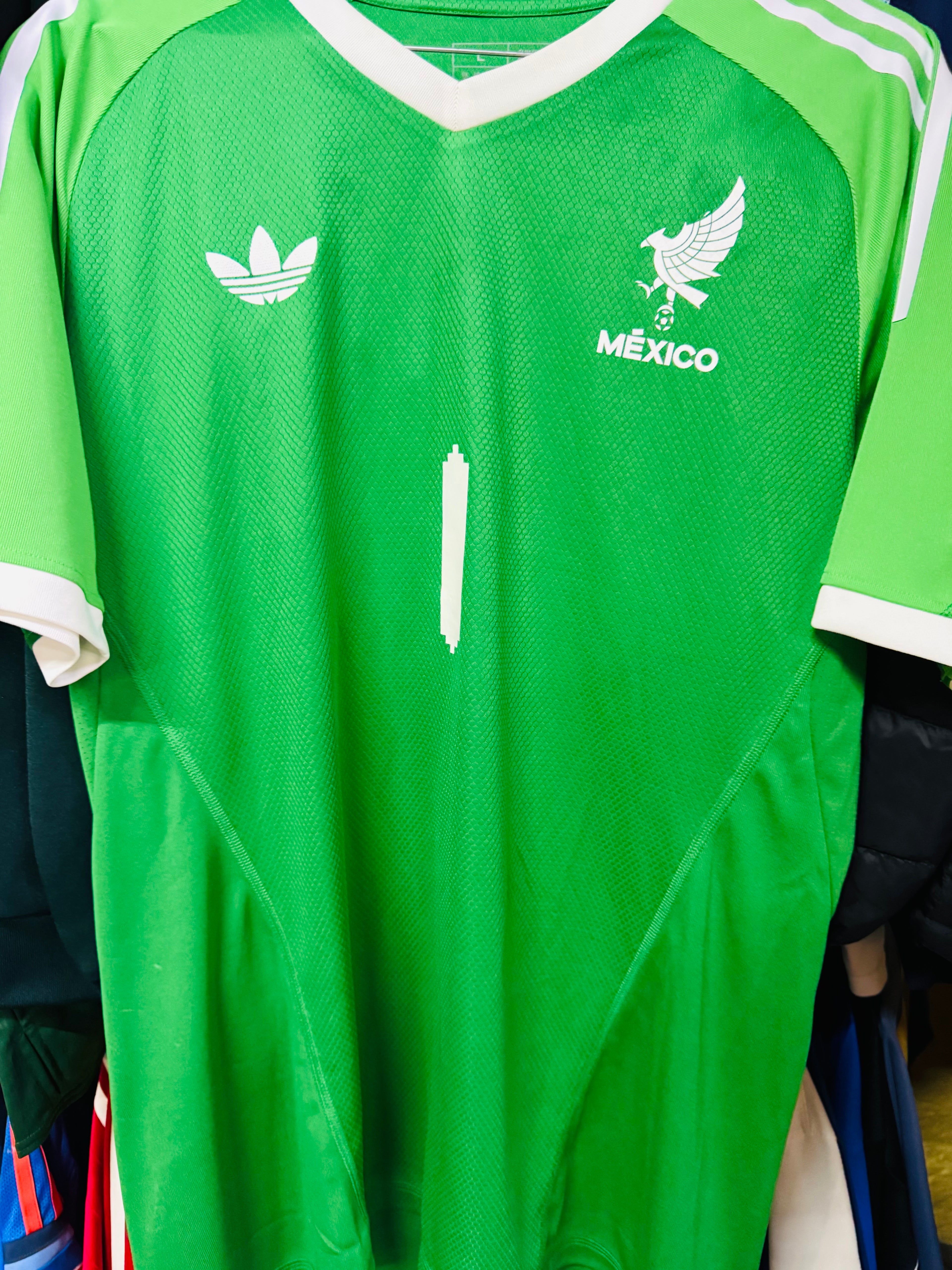 MEXICO MATCH ISSUE SHIRT GOALKEEPER GREEN COPA ORO 2025 MALAGÓN  #1 [L] UTILERIA