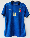 ITALY HOME PUMA JERSEY 20-21 ACERBI #15 [XL] FOOTBALL SHIRT SERIE A MATCH ISSUE