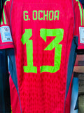 MEXICO MATCH ISSUE SHIRT GOALKEEPER WORLD CUP 2022 QATAR OCHOA  #13 [L] UTILERIA