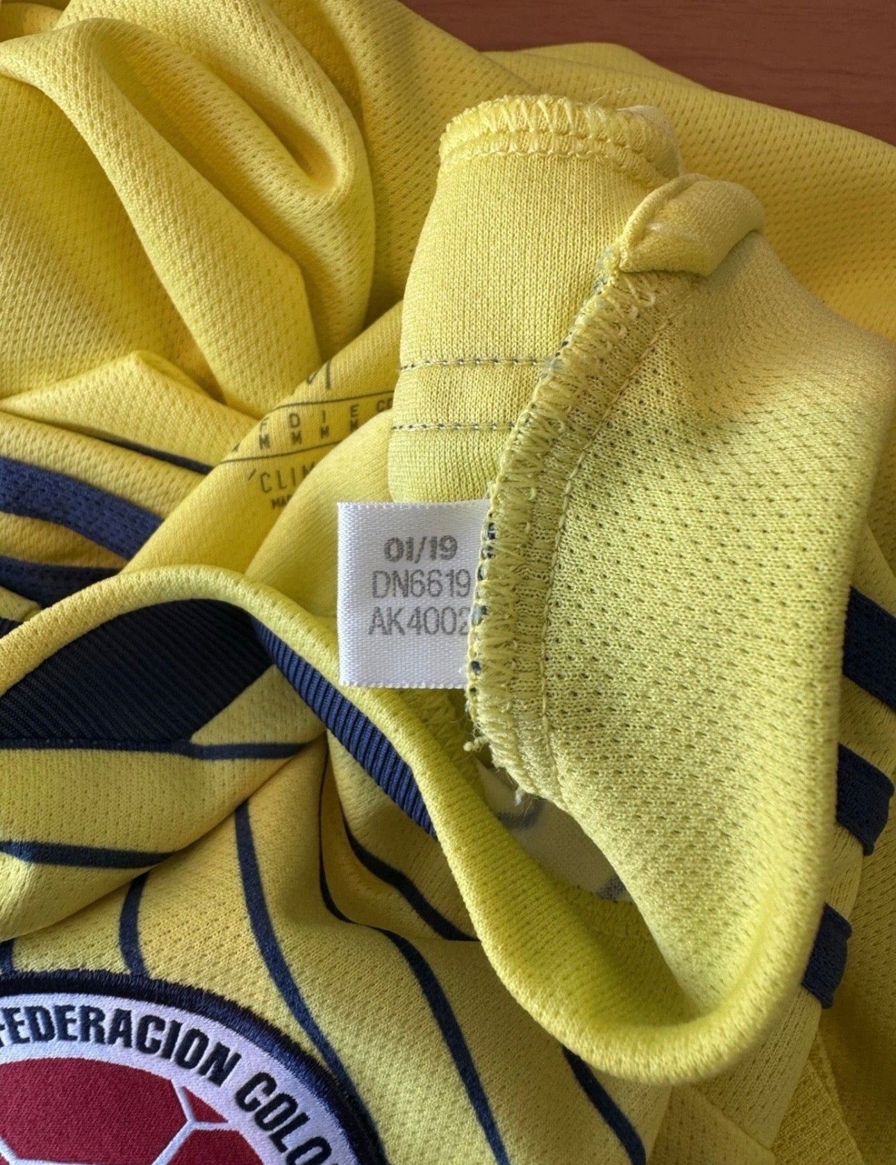 COLOMBIA NATIONAL TEAM HOME SHIRT 19-20 ADIDAS [M]  FOOTBALL JERSEY