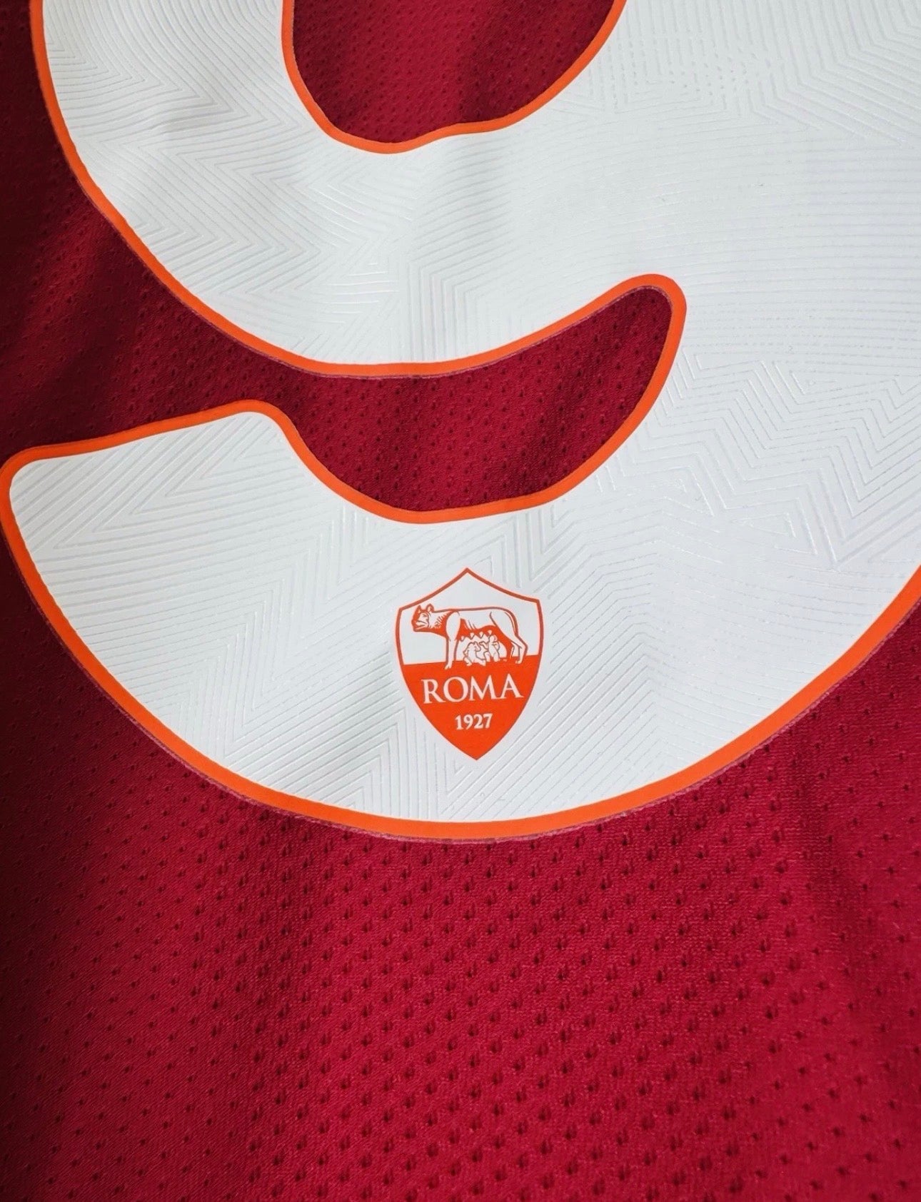 AS ROMA HOME NIKE VAPORKNIT JERSEY 20-21 DZEKO #9 [XXL] FOOTBALL  MATCH SERIE A
