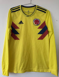 COLOMBIA HOME SHIRT 2018-2019 ADIDAS [S] LONG SLEEVE