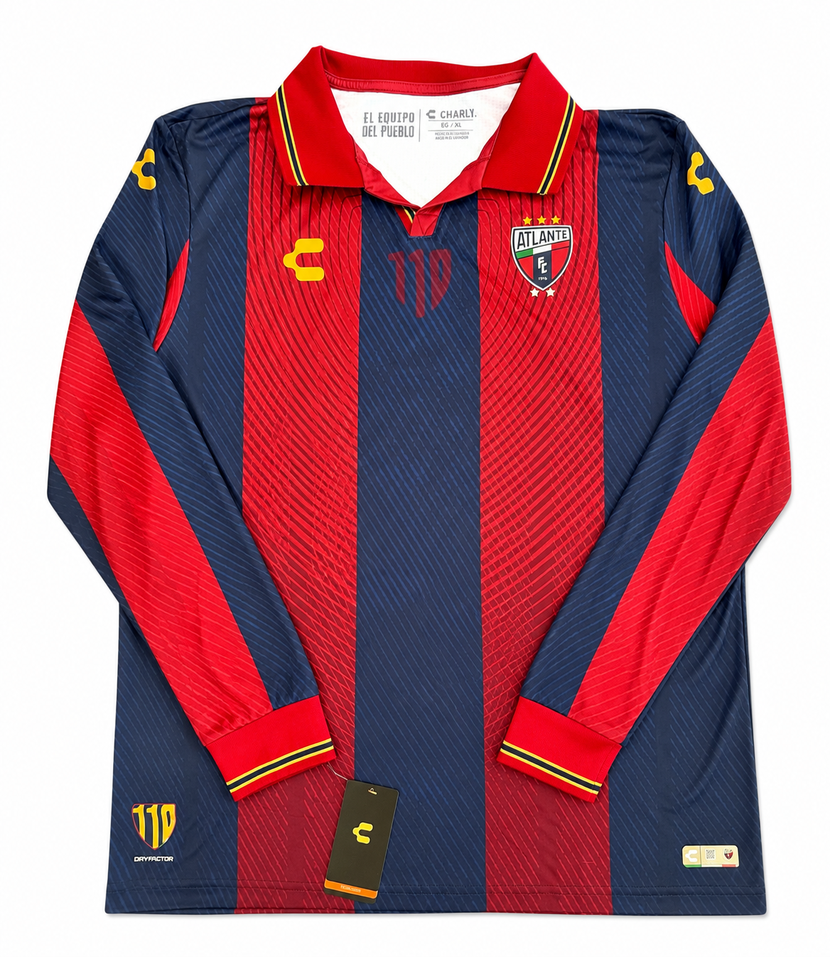 NUEVA CAMISETA MANGA LARGA ATLANTE FC 110 ANIVERSARIO FÚTBOL LIGA MÉXICO