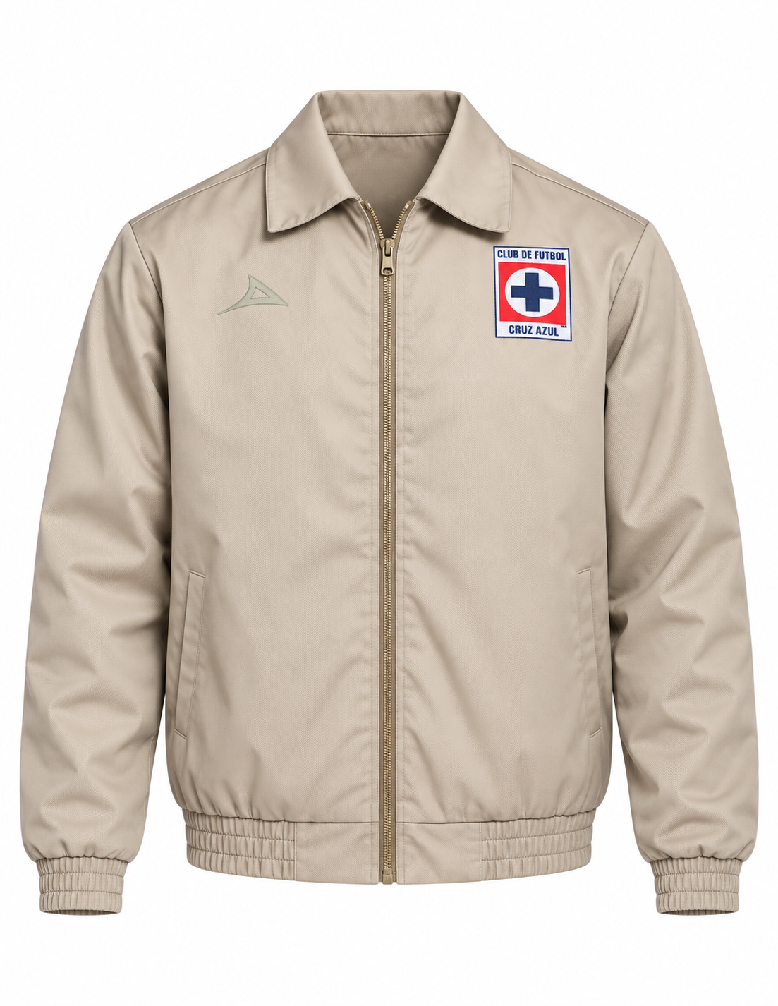 Cruz Azul Heritage Jacket Khaki - front view