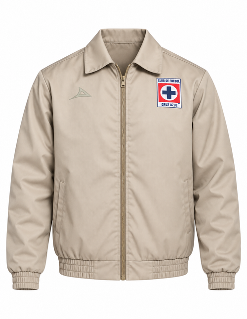 Cruz Azul Heritage Jacket Khaki - front view
