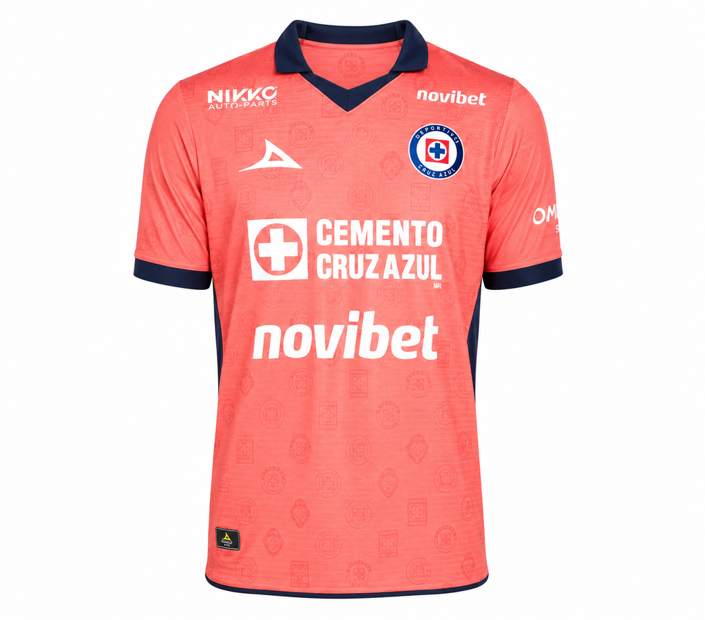 NEW CRUZ AZUL CORAL GOALKEEPER SHIRT 2026-2027