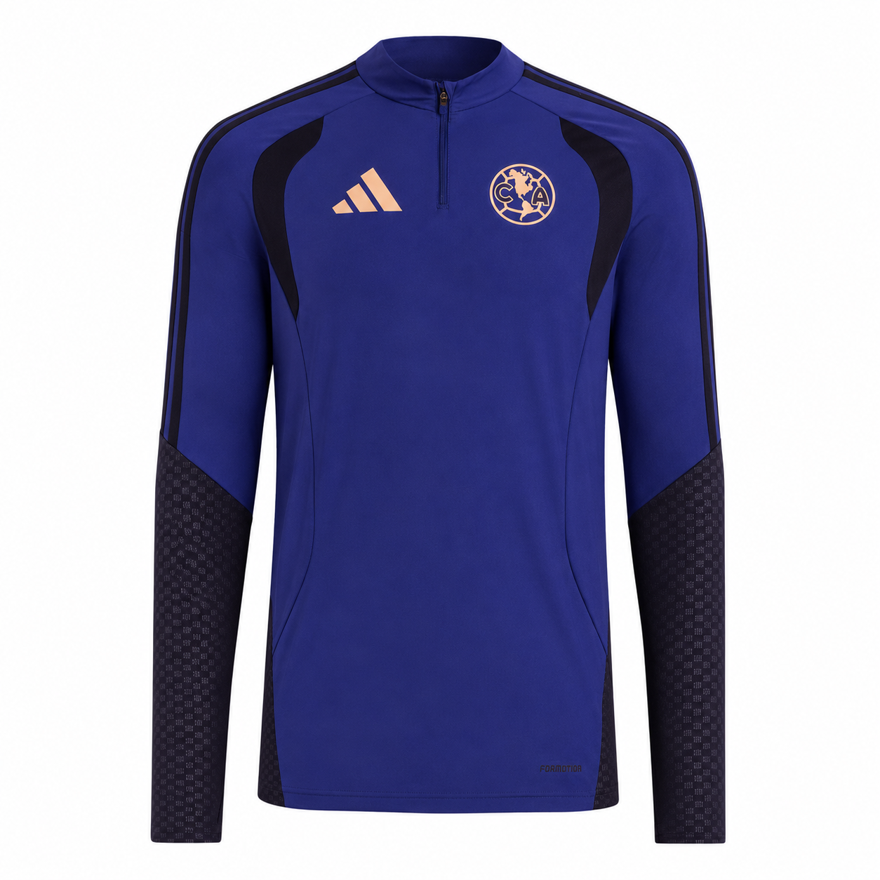 NEW CLUB AMERICA HALF ZIP SWEATSHIRT 2026-2027 ADIDAS NAVY